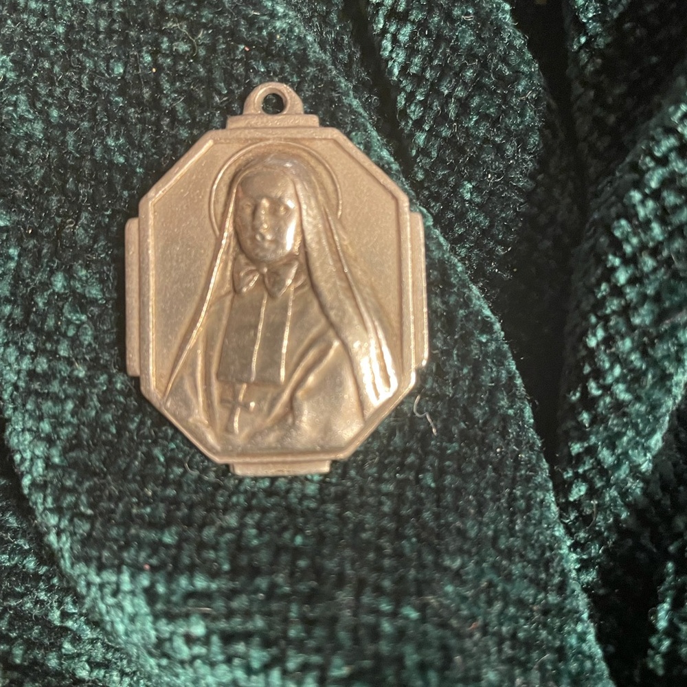 Saint Frances Cabrini Silver Pendant